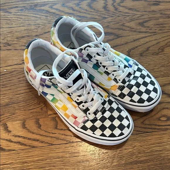 Vans Multicolor Checkered Sneakers - Picture 1 of 10